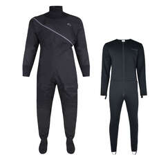 Typhoon Ezeedon Drysuit & Undersuit - Black/Grey 100187